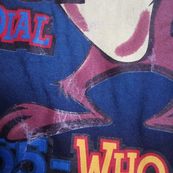 Vintage Warner Bros. Taz Bad Attitude  IDGAF T-Shirt - Picture 4 of 8